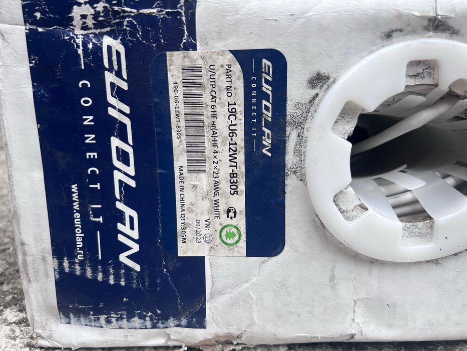 UTP кабель 6 категории