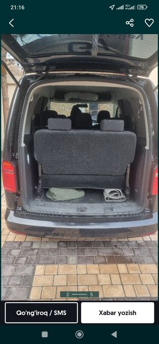 Wolkswagen caddy tredlayn, toza mashina