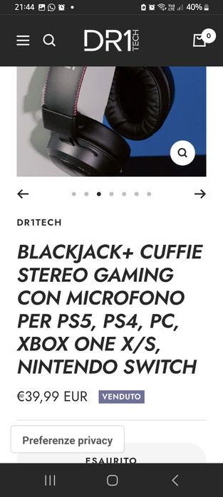 Căști Gaming două perechi