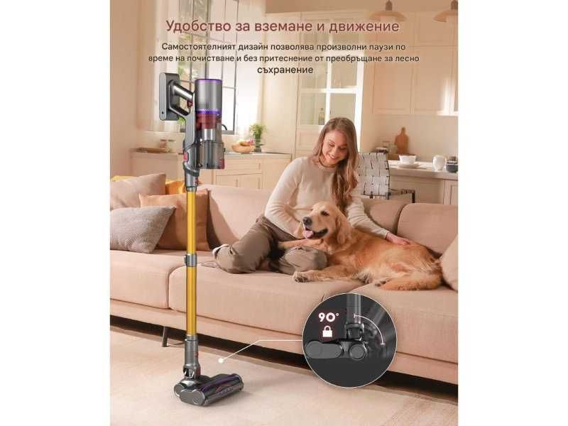 Вертикална Безкабелна Прахосмукачка UNINELL HOME UV5, 48 kPa