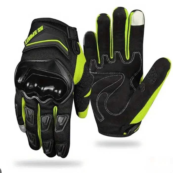 Текстилни Мото Ръкавици с Протектор – Електрикови