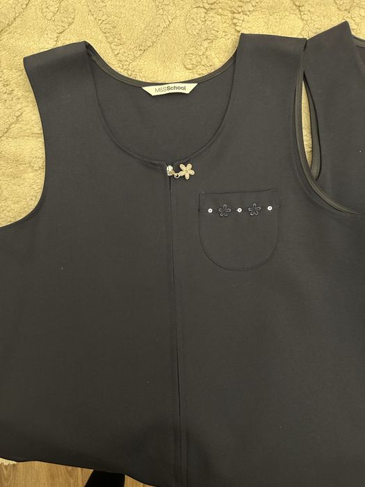 Синие сарафаны для школы от M&S