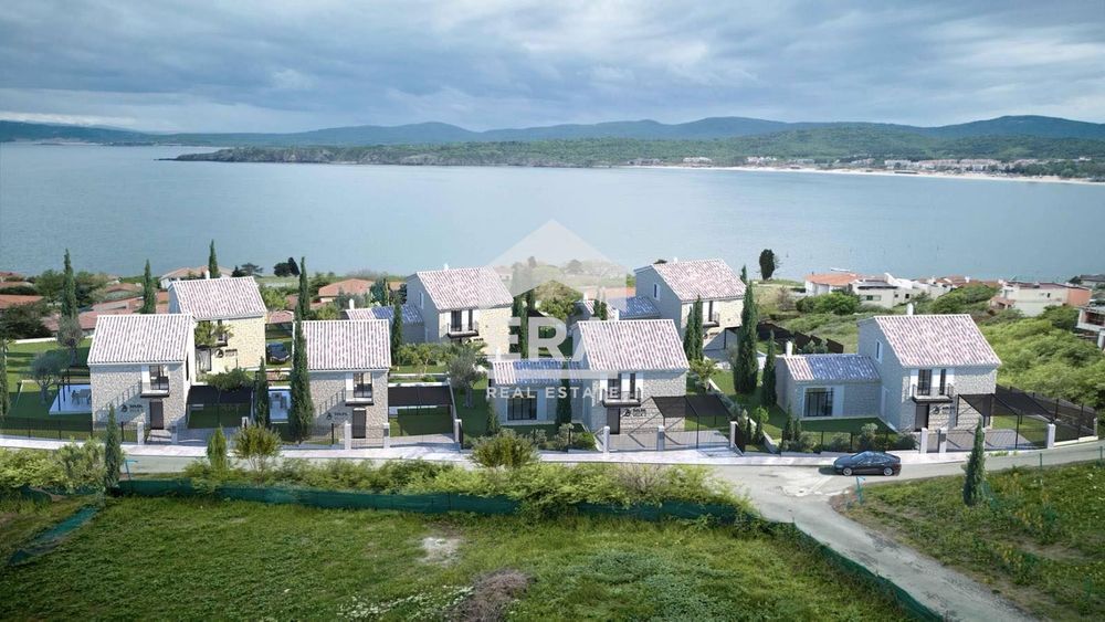 Луксозна вила за продажба с частен басейн и морска панорама, м. Буджа