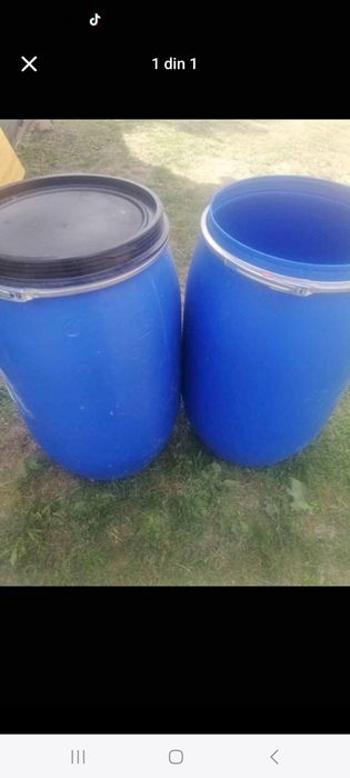 butoaie plastic 220 litri