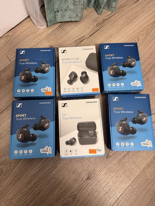 Casti  Sennheiser Momentum true sport sigilate
