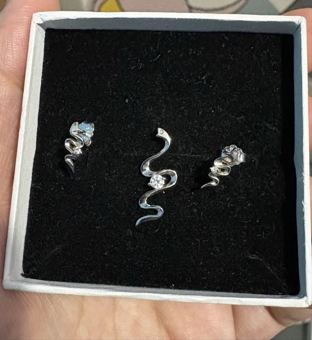 Seturi argint model sarpe/ model stea