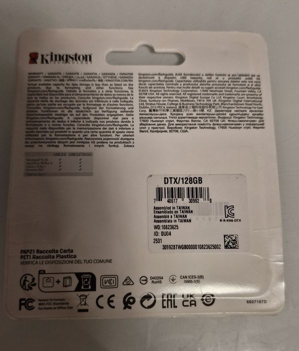 Memorie USB Kingston DataTraveler Exodia 128GB, USB 3.2, Negru/Galben