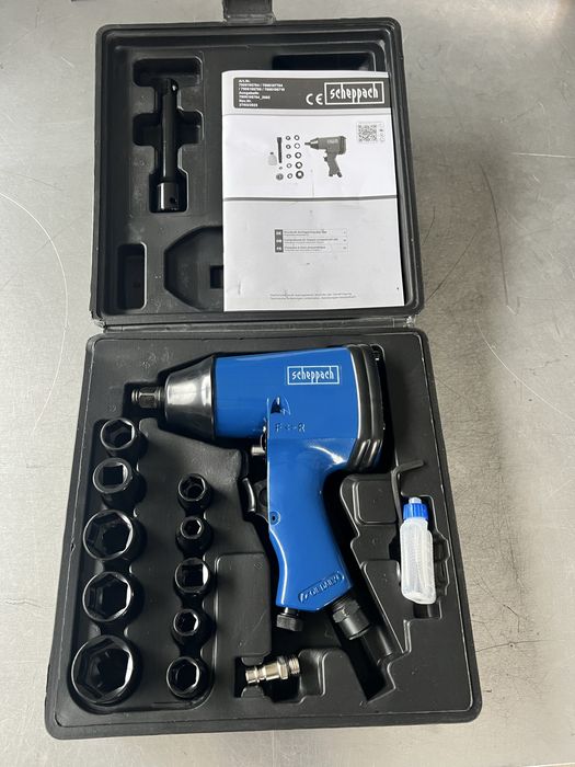 Комплект пневматичен гайковерт с вложки и аксесоари 1/2“ Scheppach