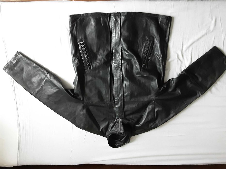 кожено яке "Patino" естествена кожа, черно, размер 54