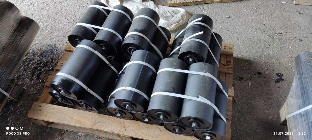 Ролики стальные для конвейера