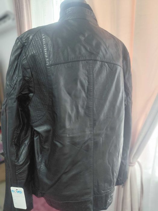 Ново мъжко кожено яке от естествена кожа