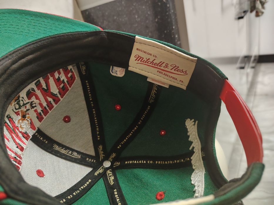 Sapca Mitchell and Ness NBA Milwaukee