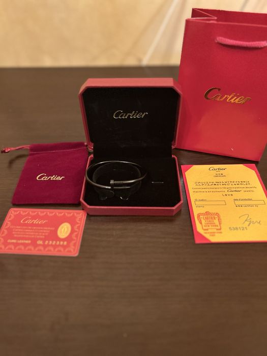 Bratara cartier black