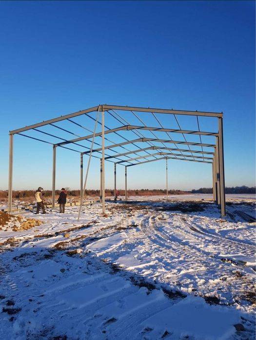 Vand si confectionez hale metalice structuri din metal