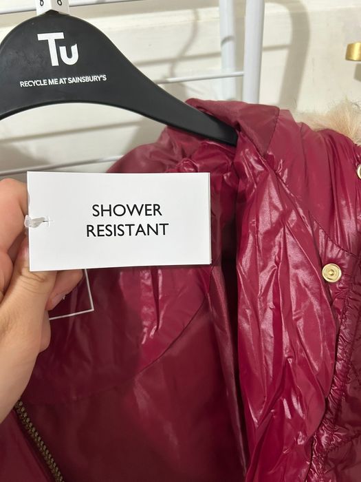 Червено зимно яке за момиче