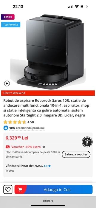 Aspiratoare Roborock sigilate!!