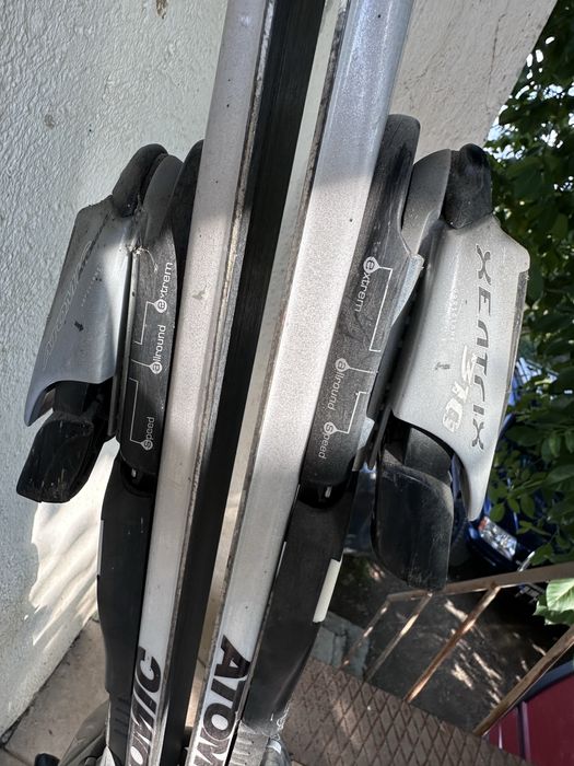 Ски Atomic beta V 7.18 и щеки Leki Ventrix Ultra 6.0 series