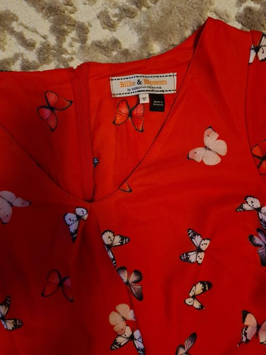Rochita vara  print fluturi