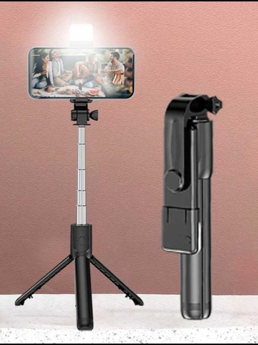 trepied selfie stick telefon 1m