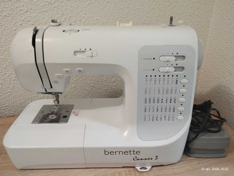 Masina de cusut Bernette Cannes 3 computerizata 370 lei