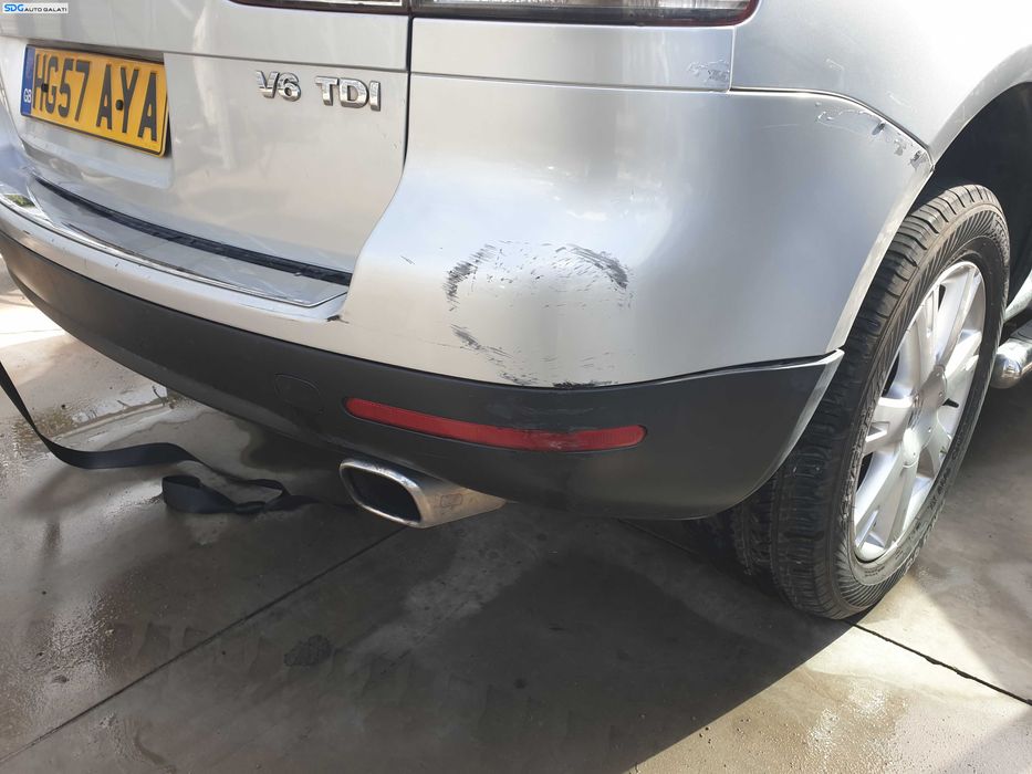 Bara Spoiler Spate cu Locas Senzori Parcare cu Defect Volkswagen Touareg 7L 2002 - 2010 Culoare LA7W [K8273]