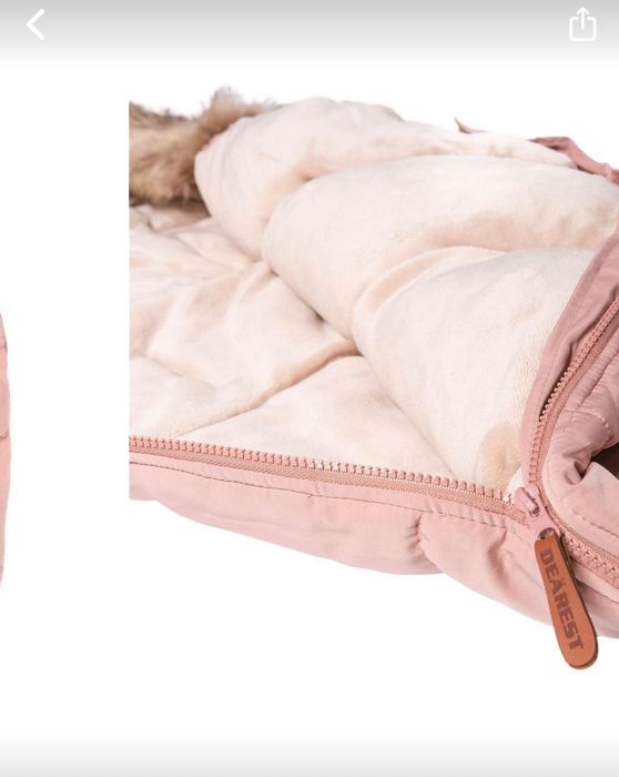 Теплый  зимний конверт в коляску