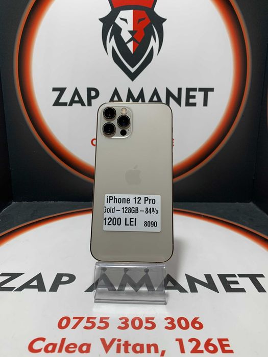 Zap Amanet Vitan - iPhone 12 Pro - Gold - 128GB - 84%