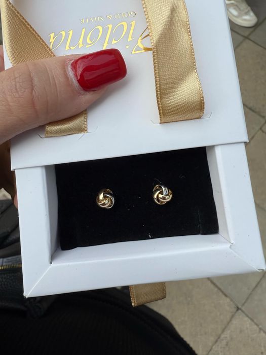 Златни обеци 14 карата