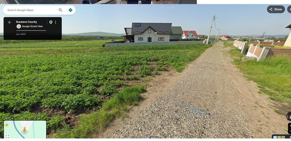Vând teren extravilan 15.5 ari, împrejmuit, Sf ilie, Suceava