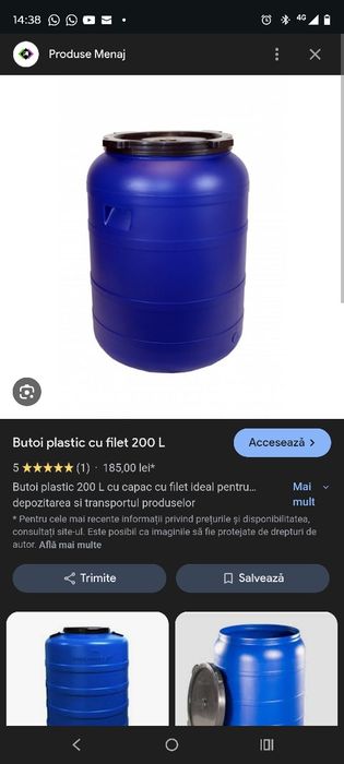 Butoi de 200 de litri