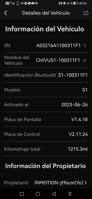 Vand trotineta electrica inmotion S1