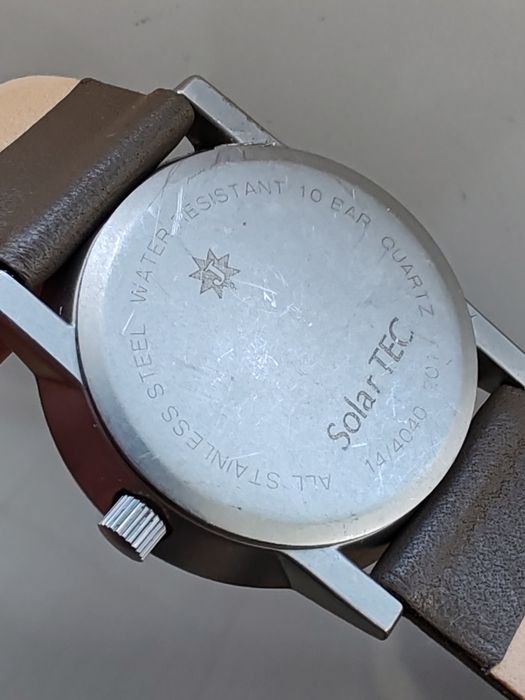 Ceas Junghans Solar Tec Elvețian Quartz 5 rubine - 35,5mm