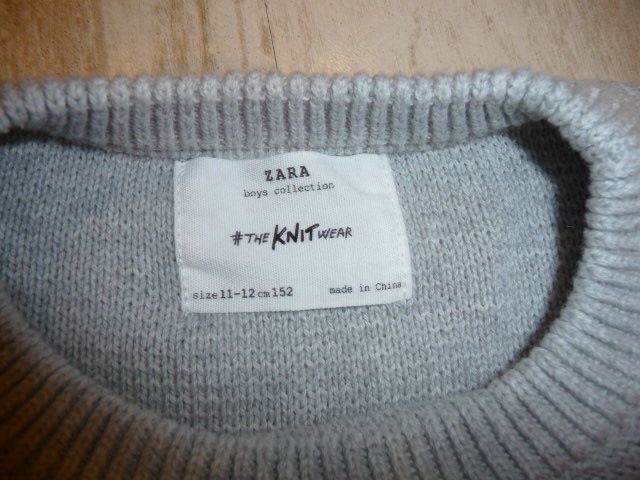 блуза на Zara плетиво за тийнейджър за ръст до 164 см