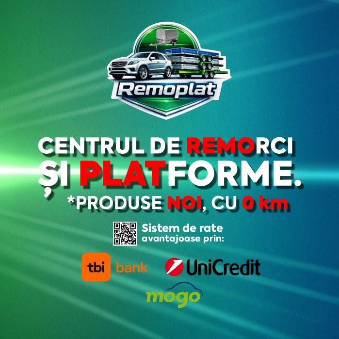 Remorci Profesionale – Stoc Disponibil | Rate Posibile