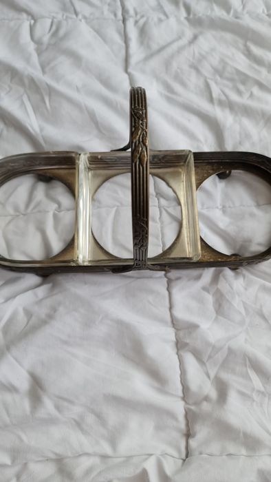 стара немска посребрена бонбониера