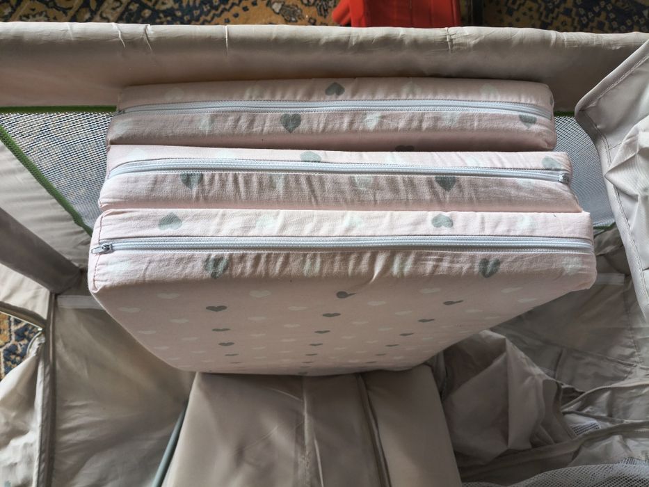 Детска кошара със сгъваема матрак