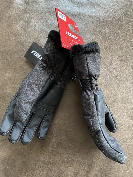 Reusch LAILA-дамски ръкавици за ски-размер EU::7,5,US: М black melangе