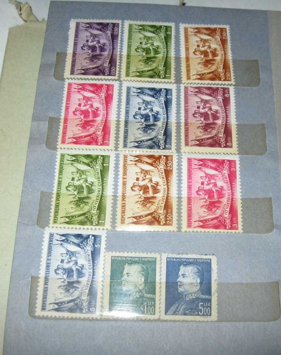 Марки Албании коллекция