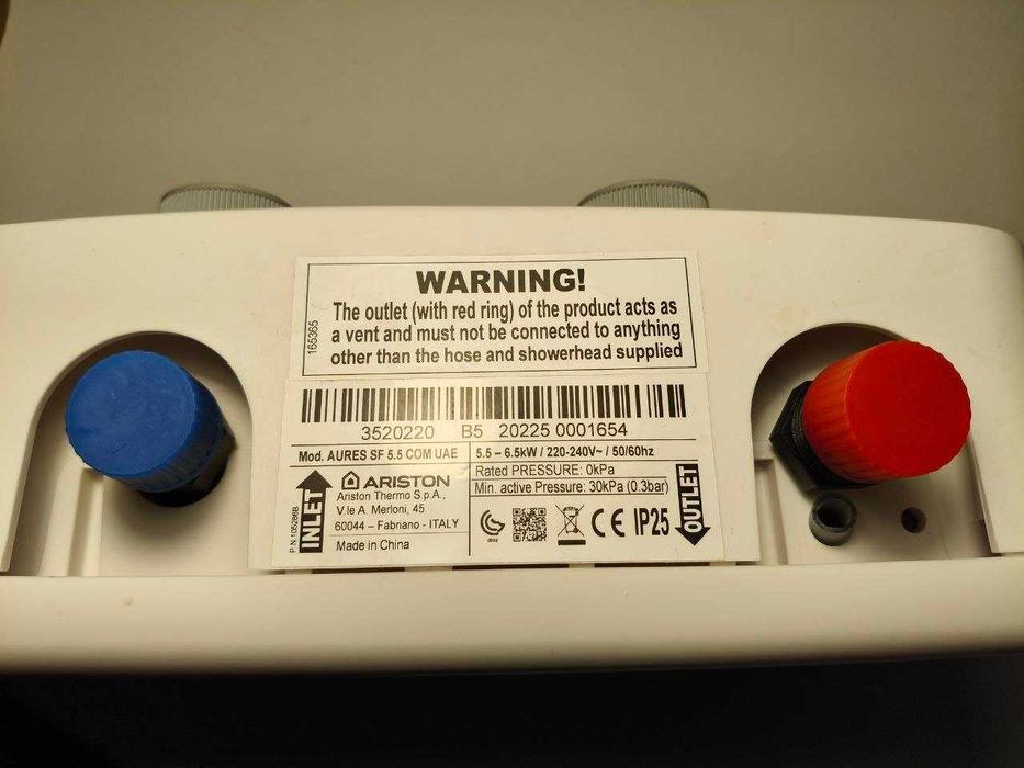 Incalzitor apa instant electric Ariston AURES SLIM FLOW - 5.5kw