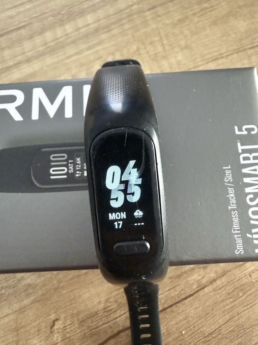Brățară fitness Garmin Vivosmart 5 (Mărimea L) - Cutie inclusă