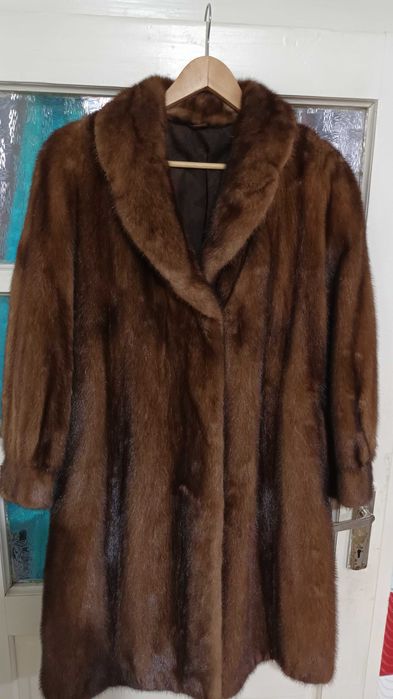 Palton de blana naturala 2 bucati