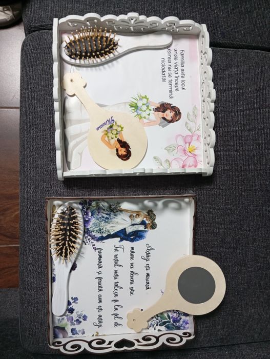 Set  tava  tăviță pentru gătitul Miresei și Mirelui .