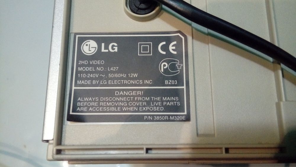 Видиомагнитафон LG L427