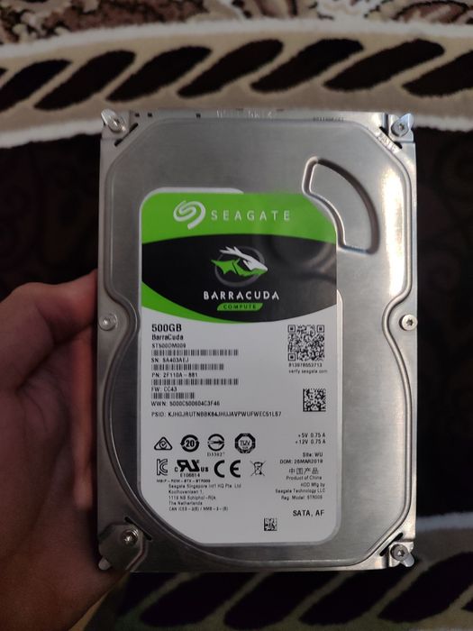 Seagate BarraCuda 500GB HDD