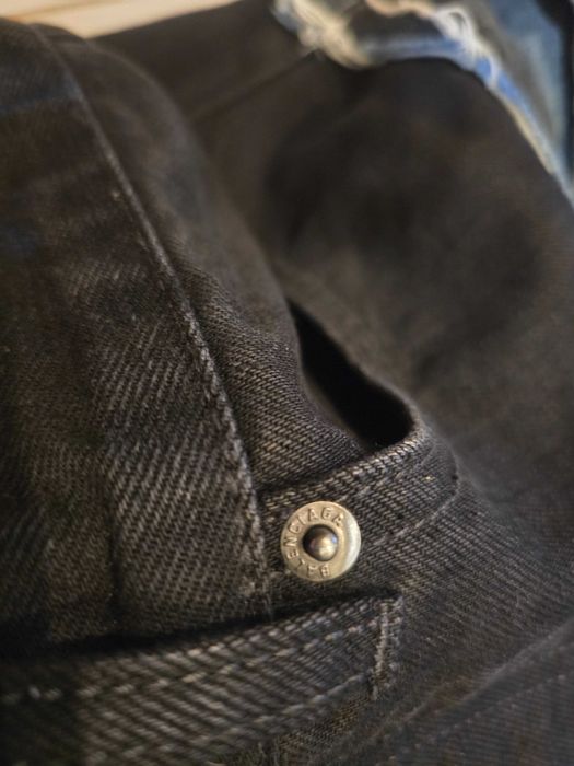 Balenciaga cut up jeans