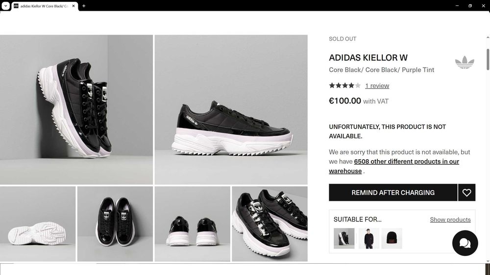 Adidas Kiellor Womens Shoes Размер EUR 39 1/3 дамски маратонки 423-14-S