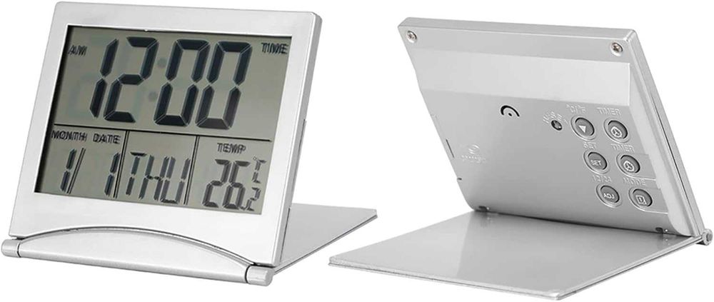 НОВ Дигитален ЧАСОВНИК на Ток постоянно светещ. ЧАСОВНИЦИ с термометър