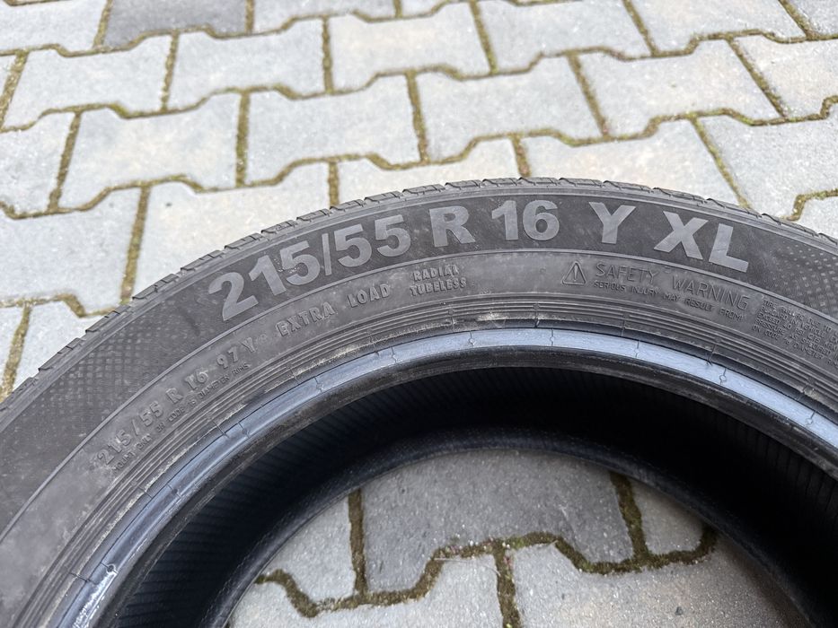 2бр. Летни Гуми С Борд 215/55R/16XL -SEMPERIT- DOT:1023+4822- 5,7мм.