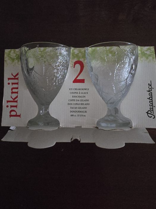 Набор креманок для мороженого 2ш договорнаят/400мл Турция
