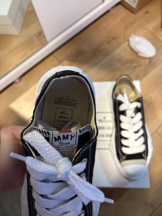 Maison Mihara Yasuhiro Hank OG Sole Black And White Canvas